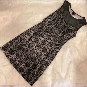 Black & Silver Shift Dress
